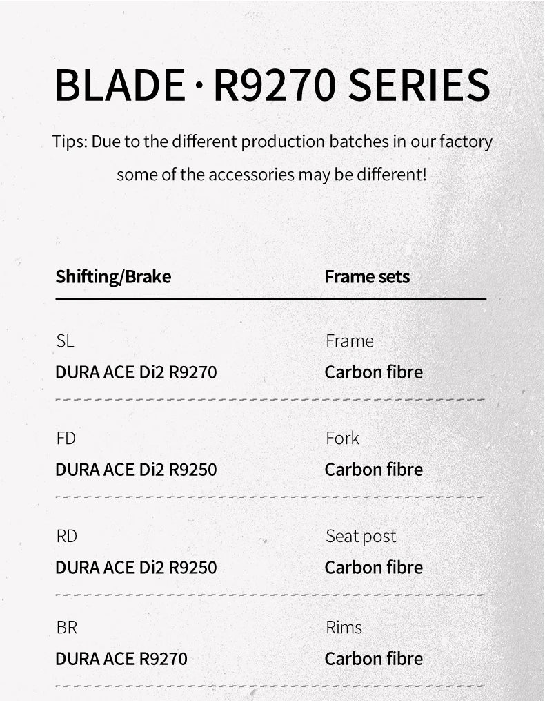 SAVA SLR9 Premium Bicycle Full Carbon Fiber E-Shift Road Bike 24 Speed with SHIMAN0 DURA-ACE 9270 Di2 Kit