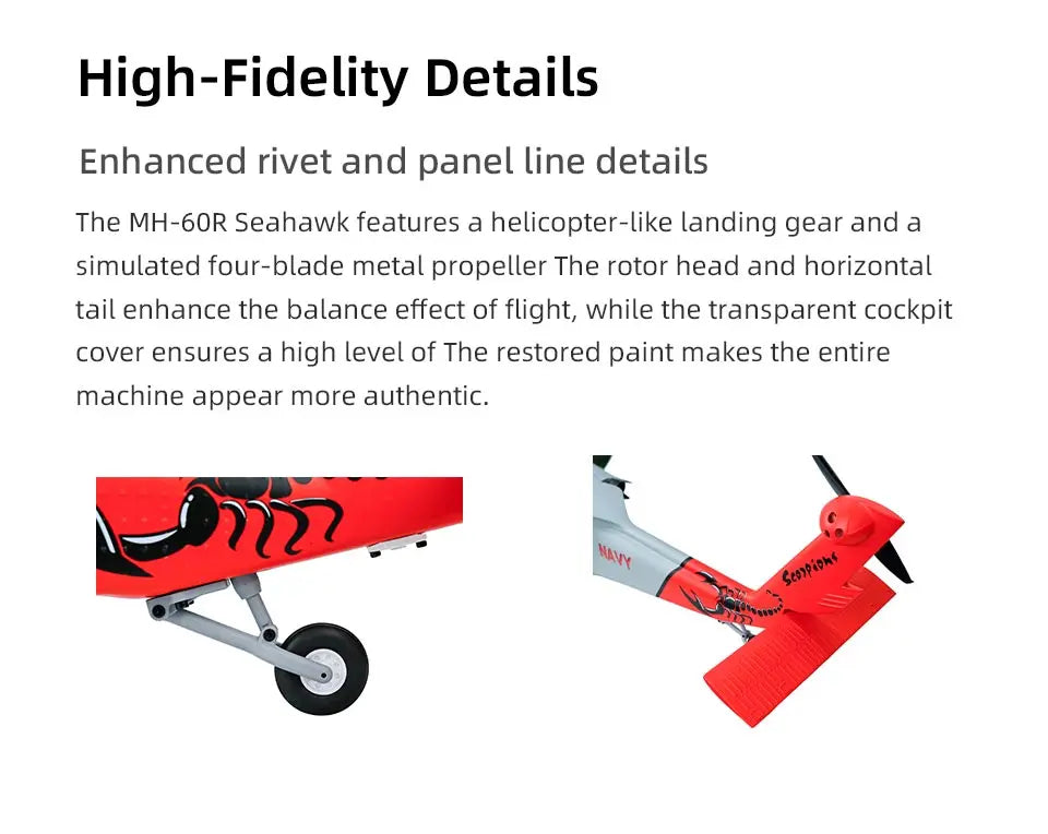 470 Size FLYWING MH-60R Seahawk Scale Helicopter LED Light ACE Flight Control MH60R RC helicopter MH60 Seahawk rc Helicopters