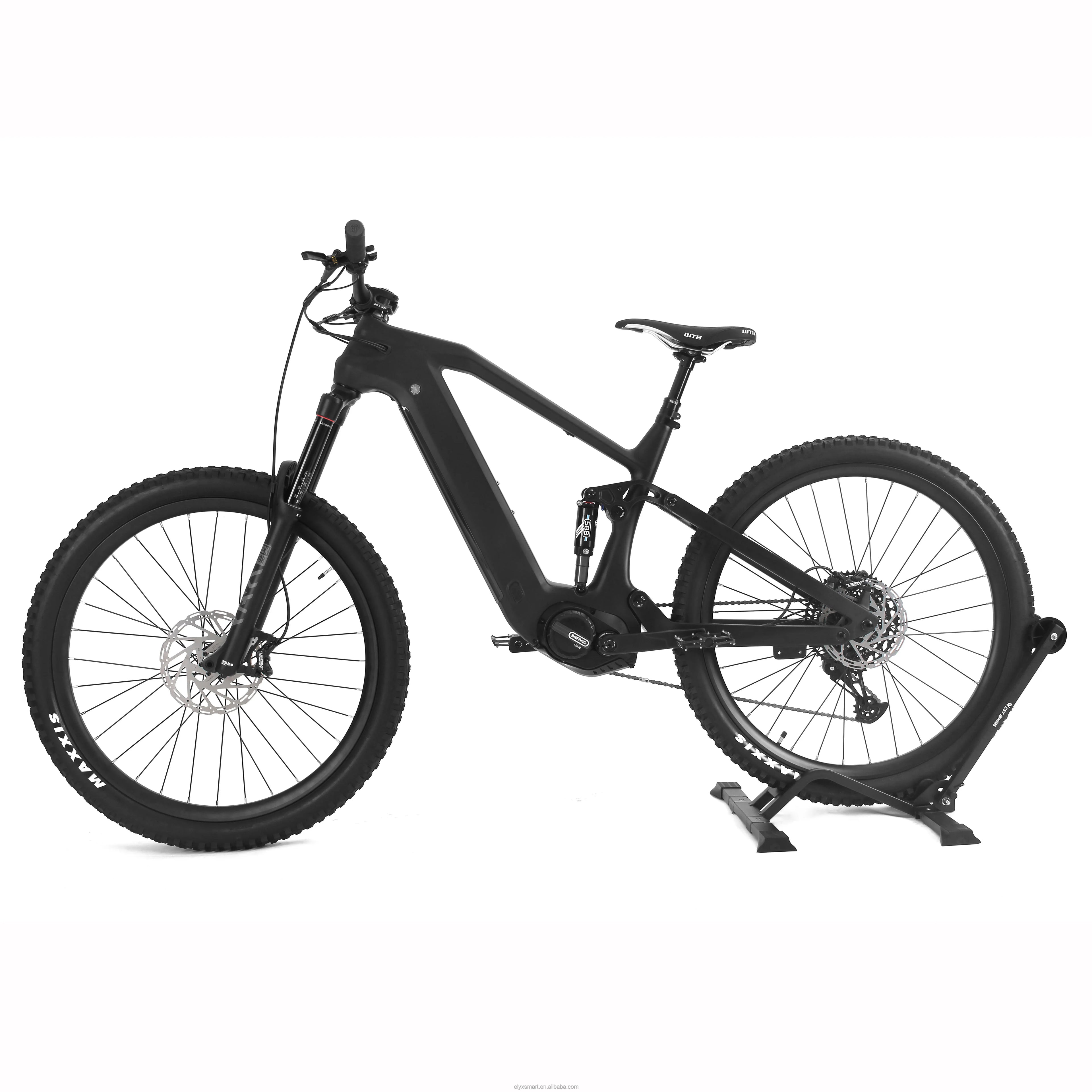 ATV&UTVMarathon Enduro Factory Wholesale Carbon Full Suspension Mtb 29 Inch Mountain Bike Bafang 500W 1000W Mid Motor Electric B
