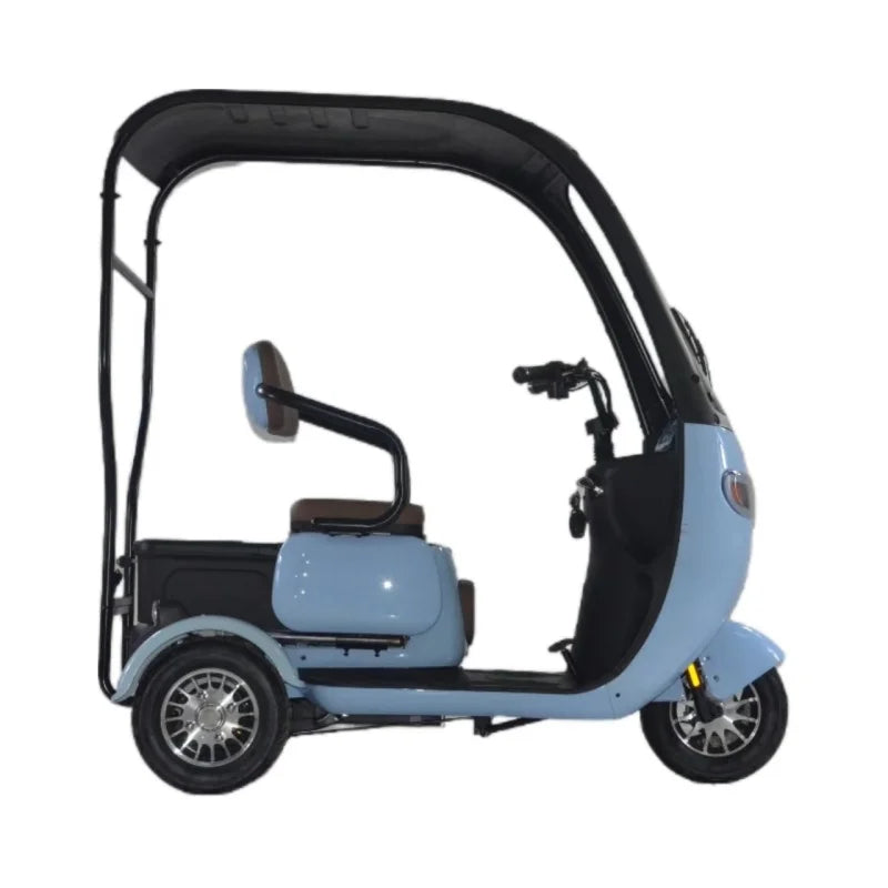 China Manufacturer Factory Price 800W Electric Tricycle for Adults, Passenger Electric Three Wheels Bike