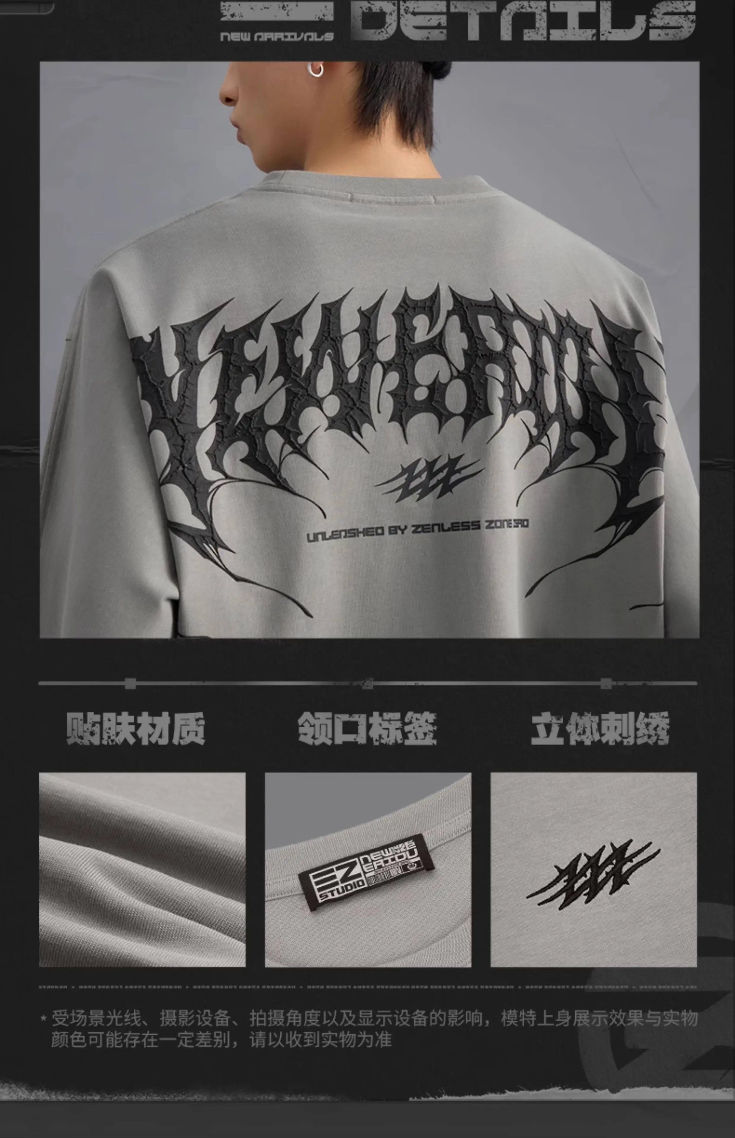 Pre-sale Official ZZZ 100% Cotton Short Sleeve T-shirt Zenless Zone Zero Casual Daily Wearing Women Men Anime Cosplay Tees