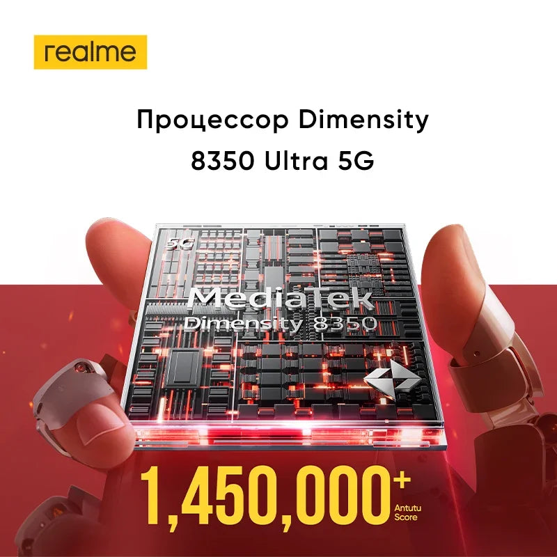 [Russian Version] realme P3 Ultra 5G Smartphone Dimensity 8350 Ultra 5G Chipset Sony 50MP OIS Camera 6000mAh Battery 80W Charge