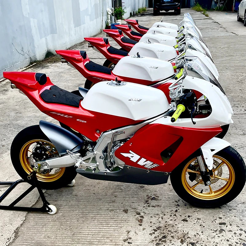 ForNew Arrival High-Speed Racing Motorcycle MINI Gp 150CC Front Rear Disc Brake Air Cooled Engine 110kmh Max SpeedGasoline Scoot