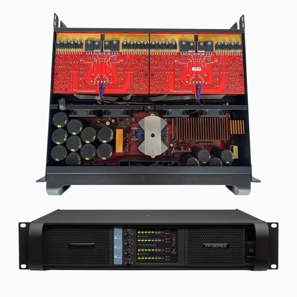 Original brand LOGO FP10000Q Professional Digital Power Amplifier 1x1350W 8OHM High Power Subwoofer Amplifier Line Array Speaker