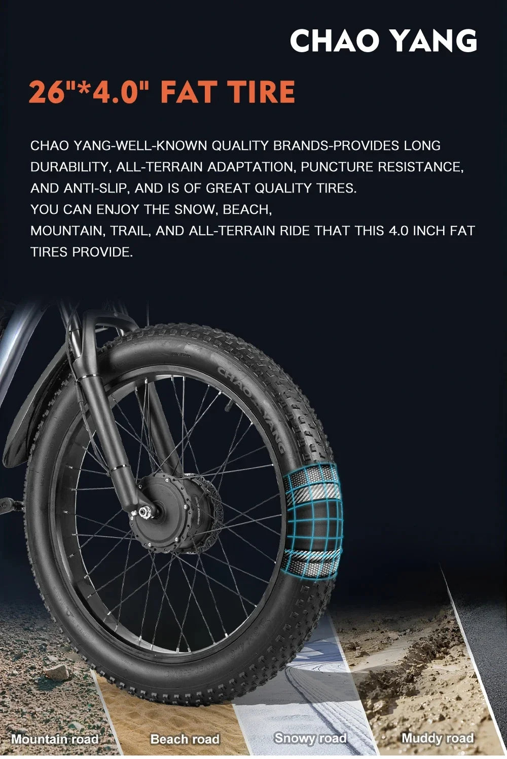 2000W Dual motor Electric Bike 21AH Lithium battery 26*4.0 fat tire urban commuter Electric bicycle 50KM/H Adult Mountain E-Bike