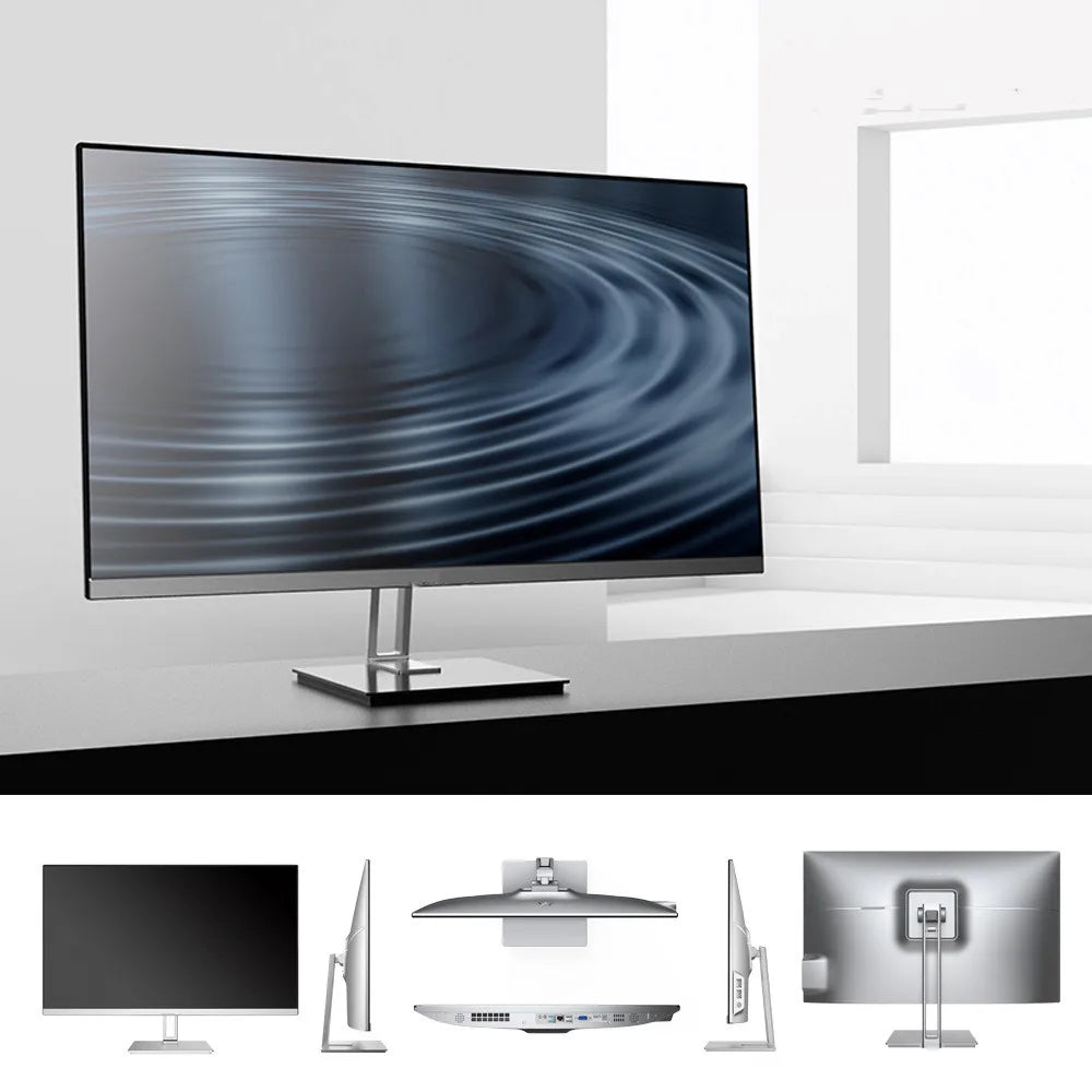 factory price 24 inch core i3 i5 i7 i9 CPU generation gaming pc full setup all in one computadora all-in-one computers with OEM