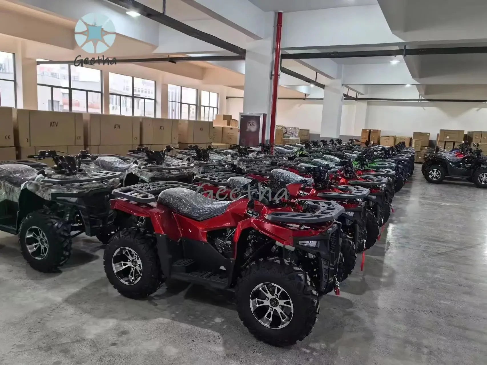 ForGas Powered 150cc 200cc 250cc 300cc 4 Wheeler Atvs Farm Atv Quad Off-road Motorcycle ATV UTV Motor 4 Wheeler Quad Bike Adult