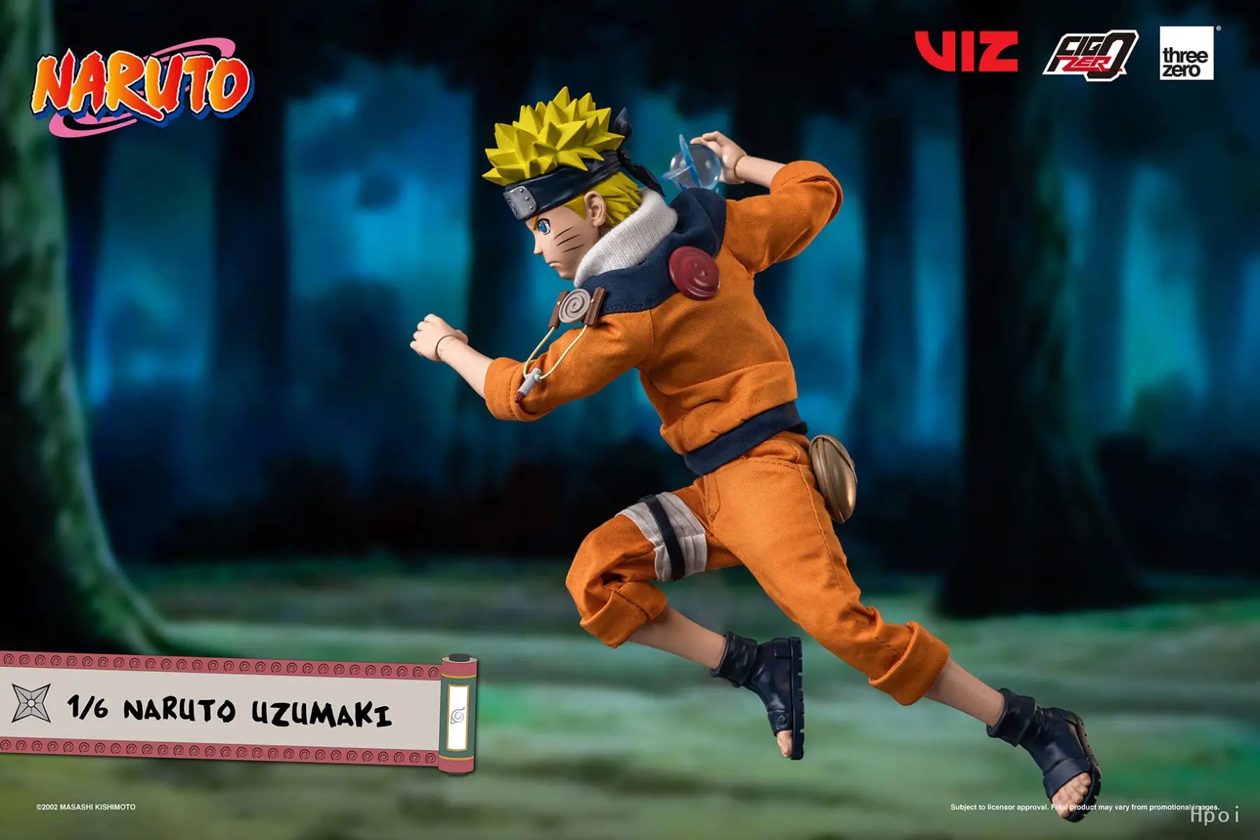 Threezero Genuine FigZero Series Naruto Uzumaki Kakashi Hatake Uchiha Sasuke Japanese Anime 1/6 Scale Action Figures Model Toys