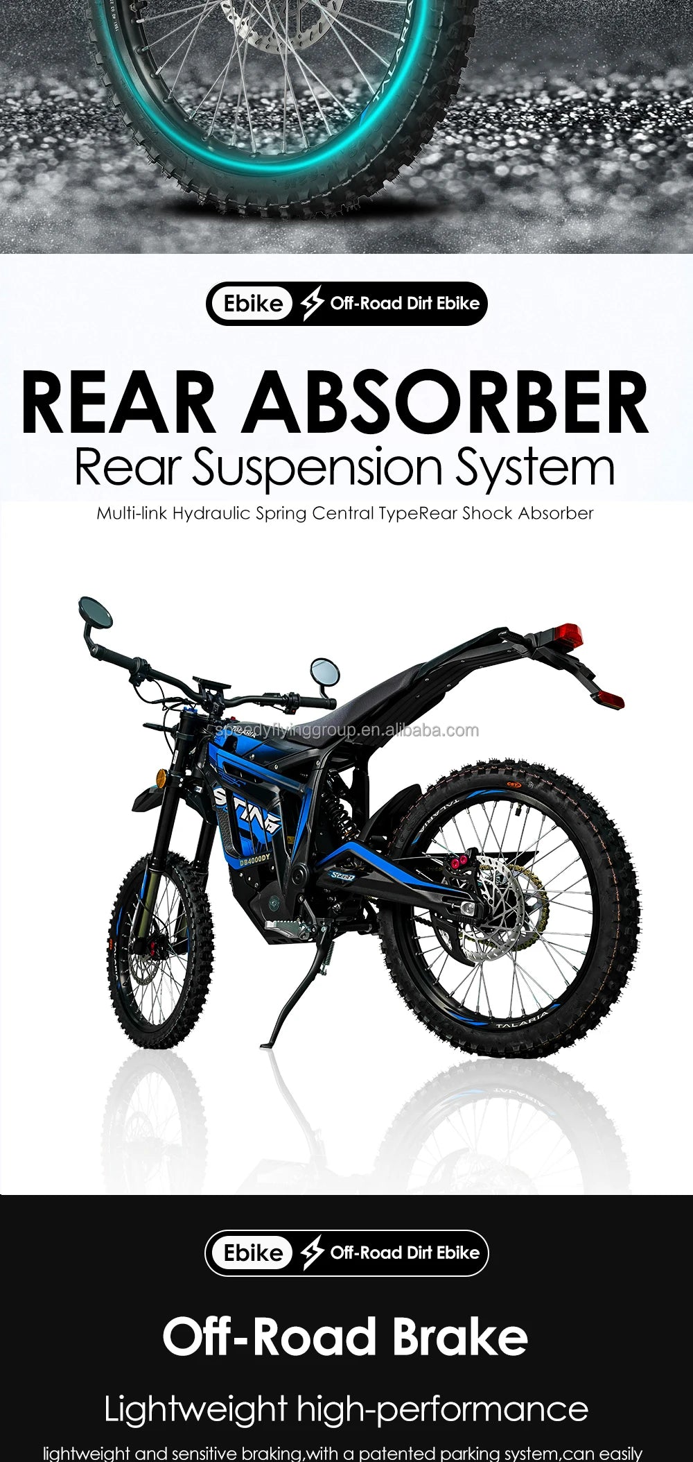 TALARIA 60V 8000W Middrive Ebike 45AH Powerful E Dirt Bike 2024 Fashion Electric Dirt Bike Adult Off-Road Motorcycle Road Legal