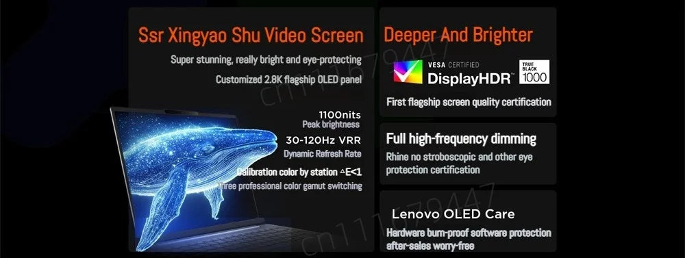 【2025 New】Lenovo Xiaoxin Pro 14 GT AI7-350/860M AI9-365/880M 32G+1TB 14inch 2.8K 120Hz OLED Screen