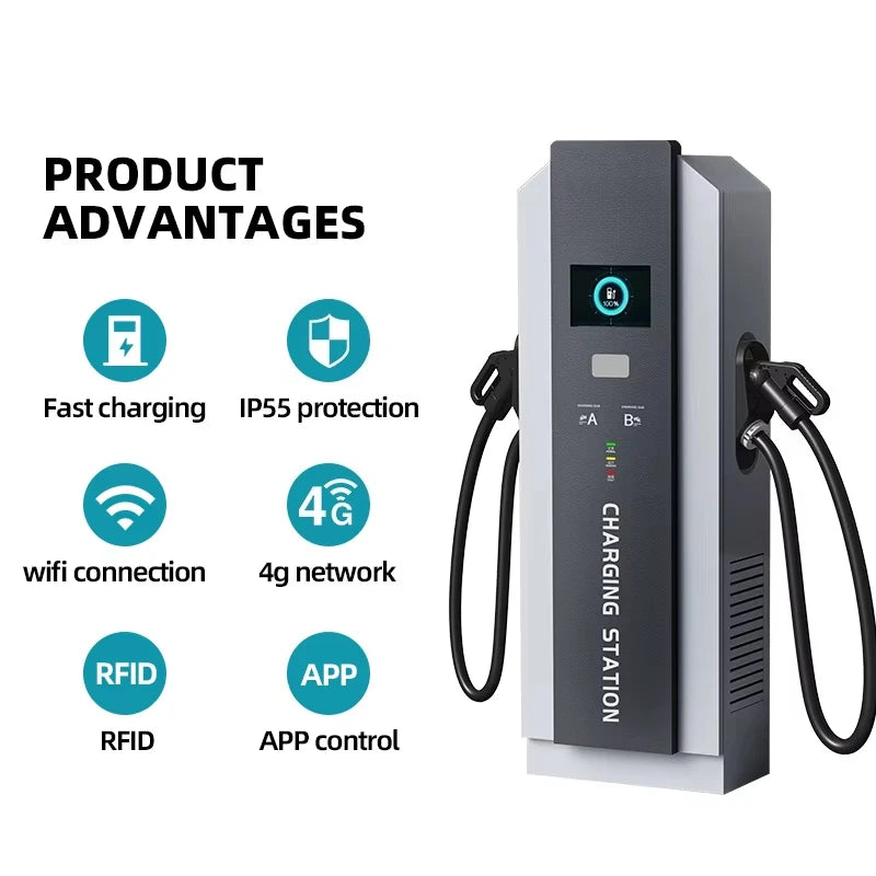 240KW Split DC Charging Pile New Electric Car Power Bank Electric Vehicles Charging Stations for Gas Oil Station