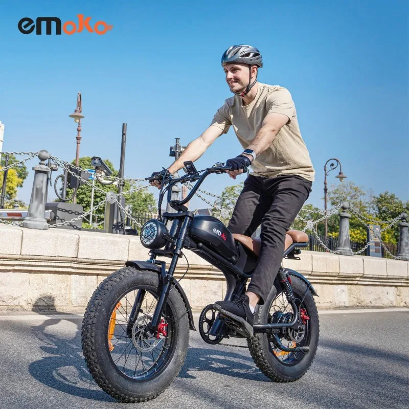 emoko C93 E-Bike 2000W Dual Motor 48V23Ah Battery Mountain off-road Fat Tire Electric Bike Dual Hydraulic Brake Electric Bicycle