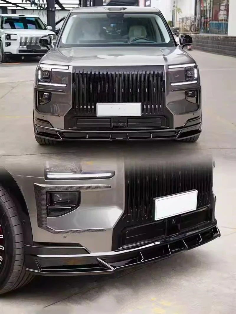 Front Shovel Rear Lip Side Skirts for ZEEKR 9X Modified New Style Car Body Kit High-quality Car Spoiler