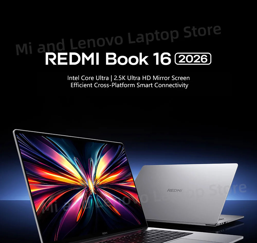 Xiaomi REDMI Book 16 2026 Ultra5-125H 32GB+1TB 16inch 2.5K 120Hz Screen Gray