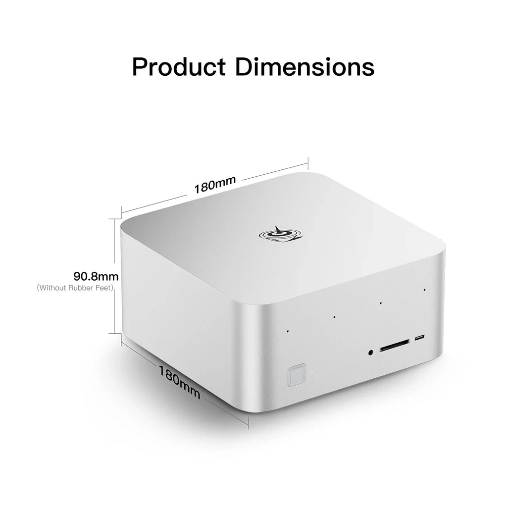 Beelink GTR9 Pro AI Mini PC AMD Ryzen AI MAX+ 395 LPDDR5X 128GB 8000MT/s 2TB SSD 140W Ultra 10GbE LAN WiFi7 BT5.4 Fingerprint