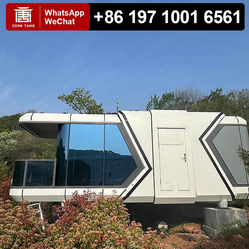 Luxury Modern Capsule House Factory Prefabricated Portable House Thermal Insulation Economic Prefabricated Houses Prefab Homes