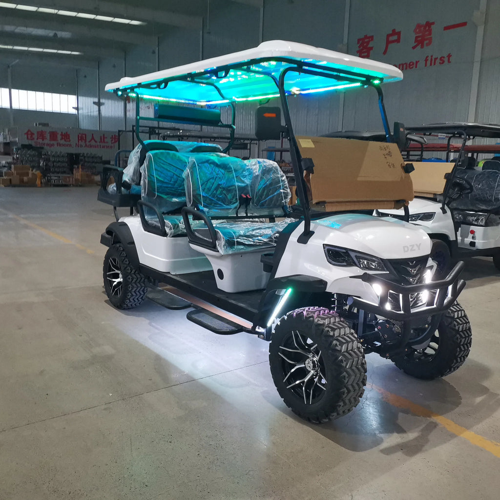 2026 electric golf cart OEM hunting carts new design customizable golf course cart luxury street legal electric sightseeing cart