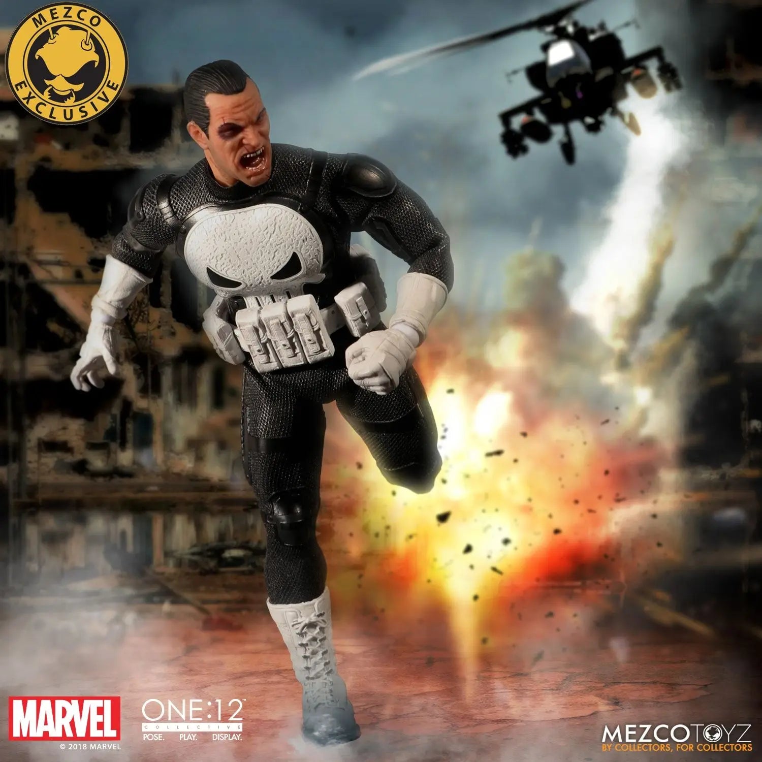 Golden Standard Mezco Original 1/12 Finished Product Movable Exquisite Figurine Marvel Anime Toys Model Festival Gift for Boys