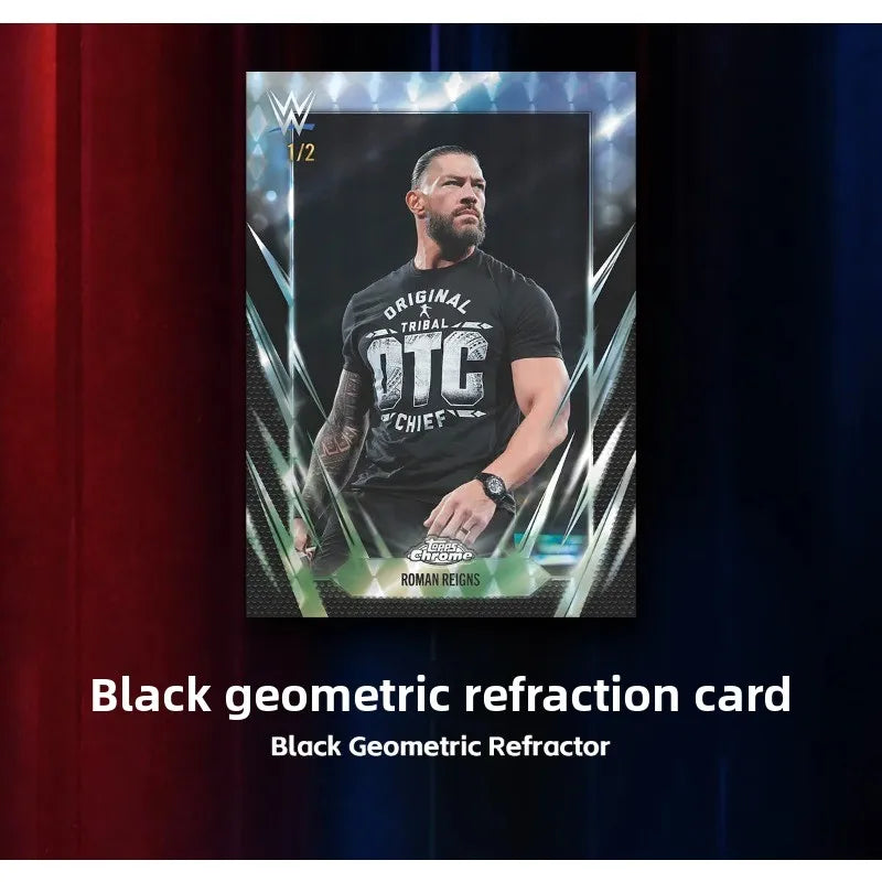 Chrome WWE Trading Cards Mega Box Genuine Collectible Mystery Box Hobby Gifts for Boys Girls Kids Birthday Christmas Presents