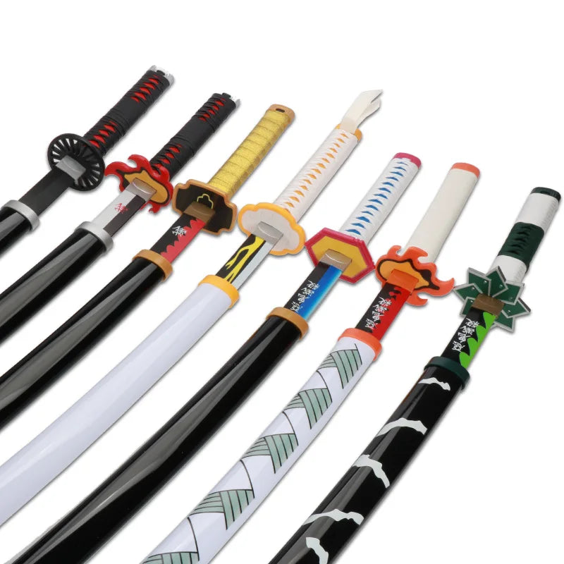 Original Anime Katana Cosplay Weapons Anime Cosplay Sword Zenitsu Kyoujurou Tanjiro Swords