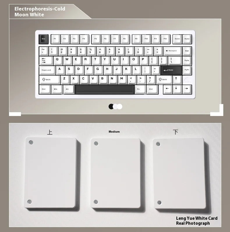 In Stock RAINY75 Mechanical Keyboard Hot-swap Aluminium Alloy Tri Mode RGB GASKET Gaming Keyboards Laptop Accessories custmgifts