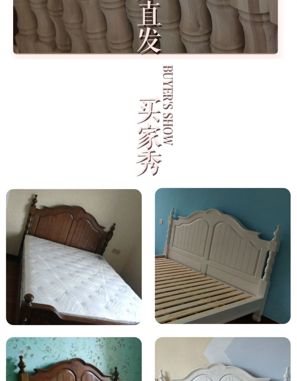 Modern Design Twin Bed Frame Wooden Soft Sale Full Size Bedroom Bed Frame Double Headboards Camas De Dormitorio Home Furniture