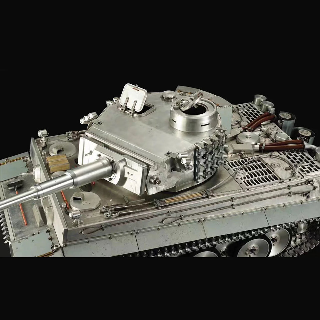 Heng Long 1/6 Full Metal Giant German Tiger I RTR RC Tank 3818 Barrel Recoil BB Shooting Battery Armored Vehicel Toys Panzer