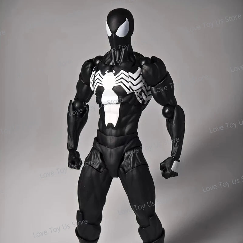 Original Mess Toys Spider Man Symbiote Spiderman Messtoys Black Suit Neighbor Scarlet Spider Anime Action Figure Gifts Toys