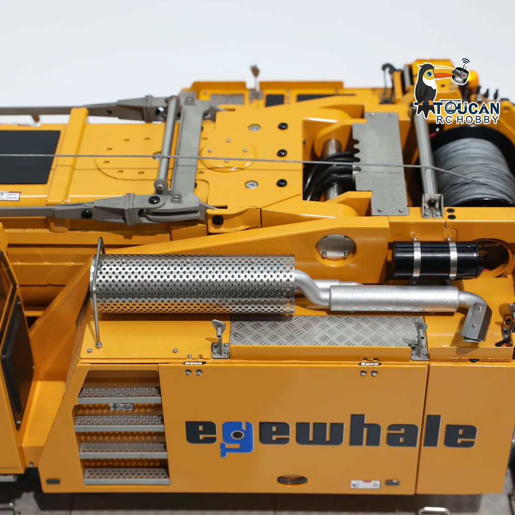 Eyewhale 1/14 LTM1350 6 Axles Heavy Cranes Truck RC Hydraulic Mobile Giant 5M Length Crane Cars Vehicle Toys for Adults TH23733