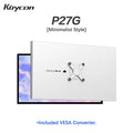 Kuycon P27G Desktop Monitor 27-inch Aluminum Alloy HDMI Adaptive 4K Computer Display With 99%sRGB VESA Adaptable LED LCD Screen