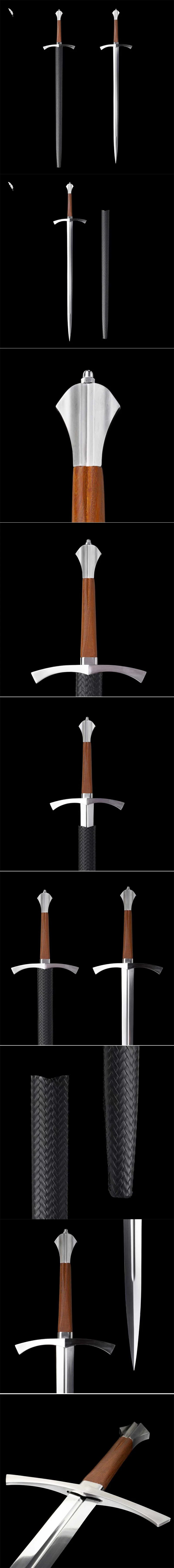 Medieval European swords, Spring Steel Blade, Full Size Sword,Medieval Sword, Combat,Training Practice