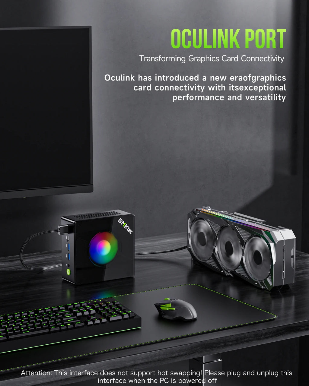 GMKtec Mini PC K11 AMD R9 8945HS Gaming Mini PC 32GB DDR5 1TB SSD Computer PC Mini Computer PC Win11 Pro Gaming PC