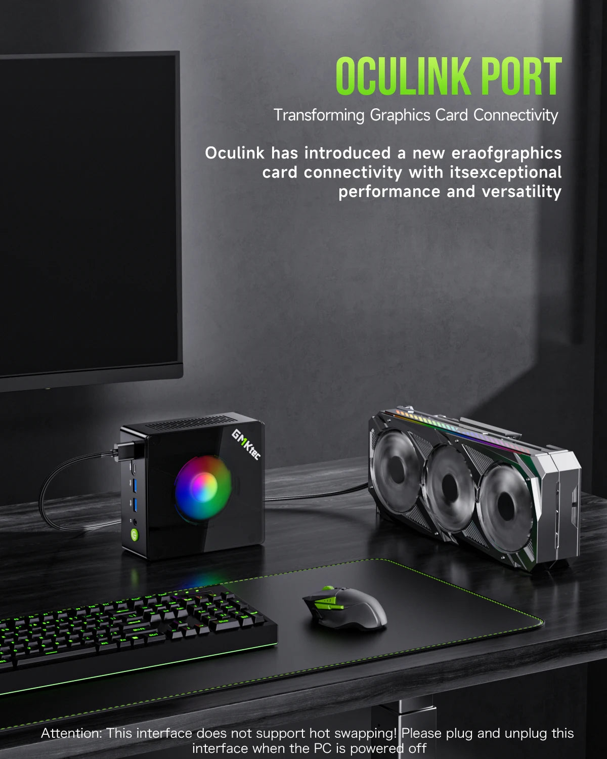 GMKtec Mini PC K11 AMD R9 8945HS Gaming Mini PC 32GB DDR5 1TB SSD Computer PC Mini Computer PC Win11 Pro Gaming PC