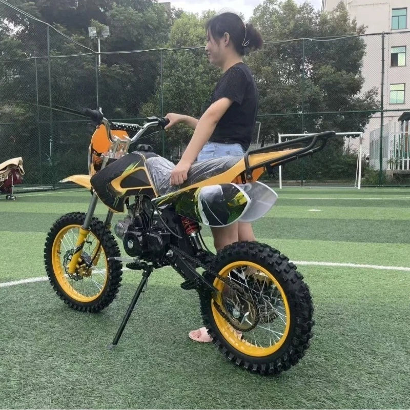 Two wheeled off-road motorcycle 125CC off-road vehicle mountain motorcycle all terrain vehicle large cushion field leisure