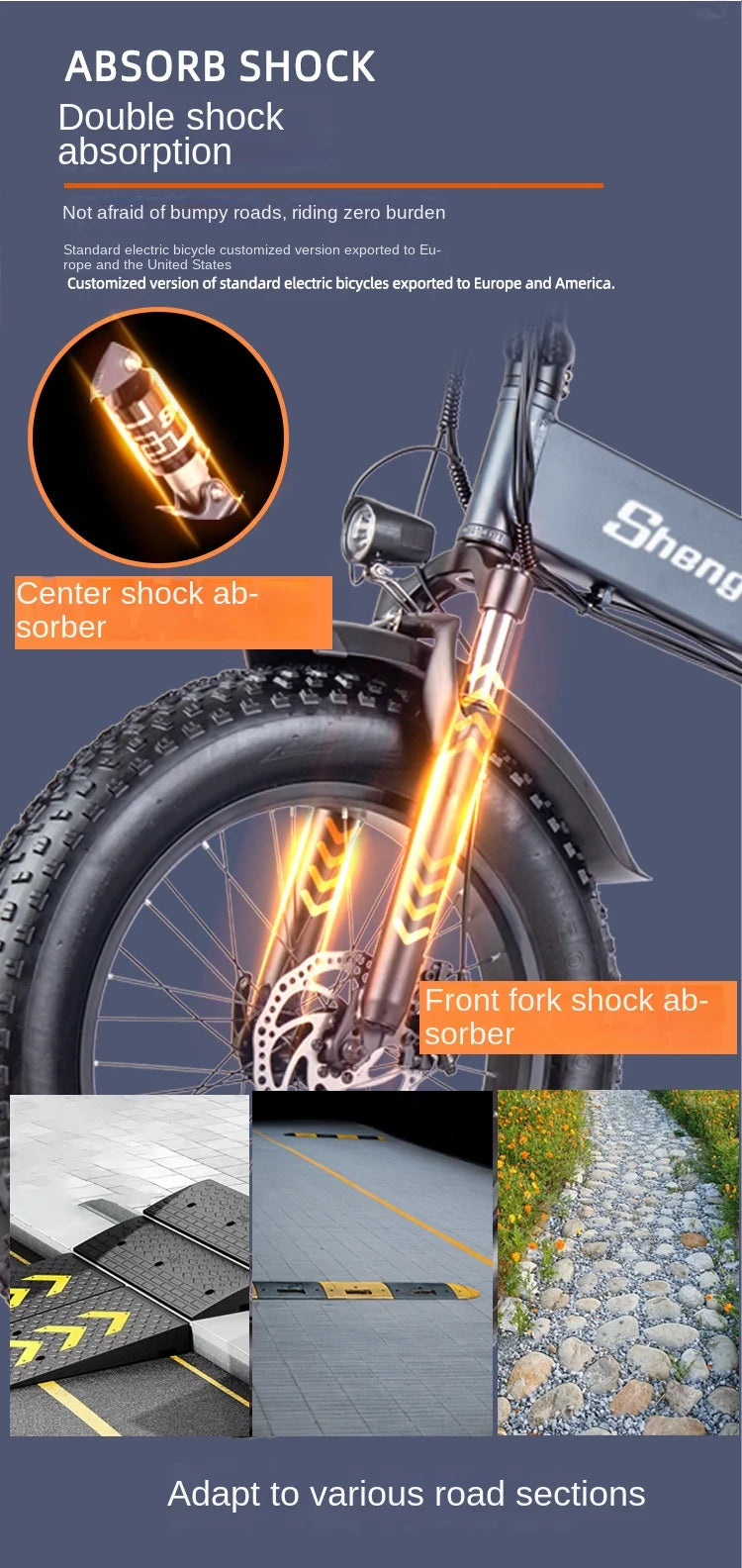 Mini MX21 folding electric bicycle 48v brushless motor 2000w maximum speed 53km/h E-Bike 20*4.0 tires city riding Electric Bike
