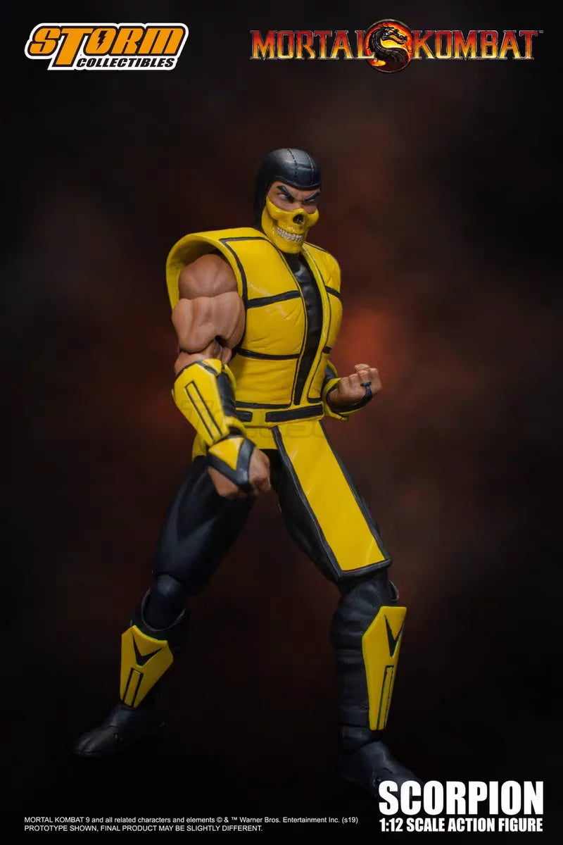 【MT】Storm Collectibles Mortal Kombat SCORPION Yellow Ninja Regular Version 1/12 Action Figure Toy Collection