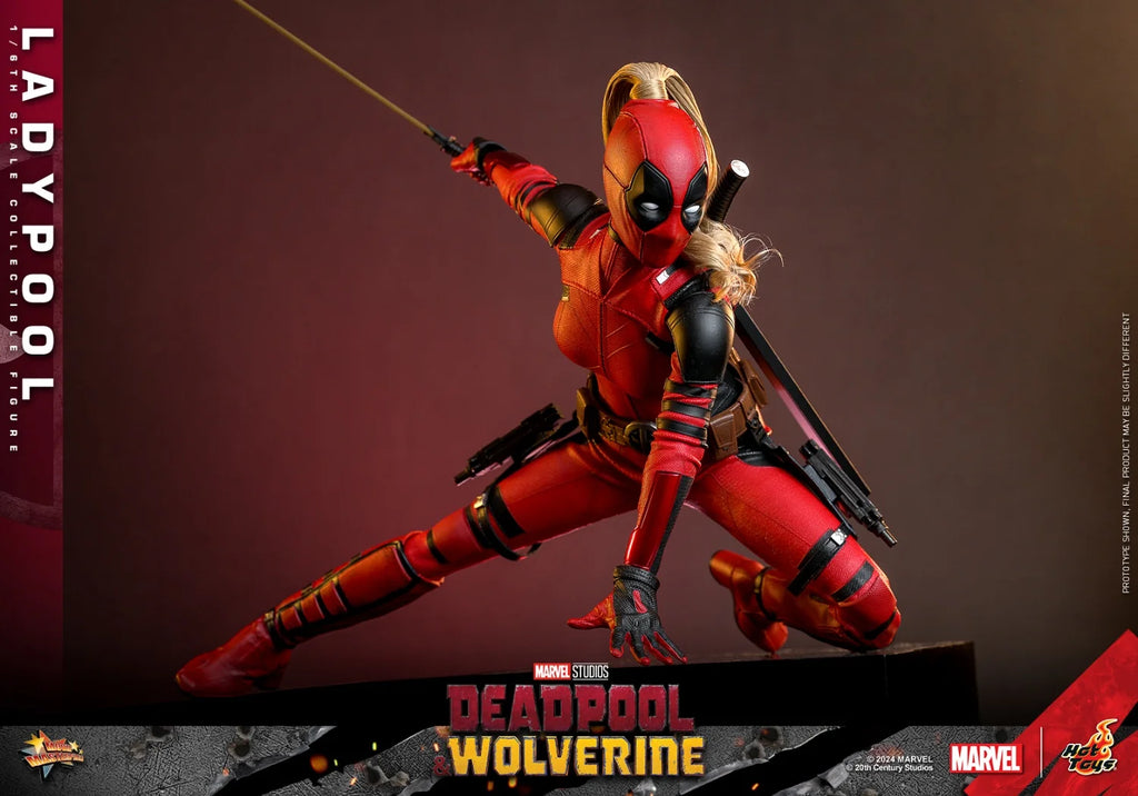 In Stock HOT TOYS Ladypool Deadpool 1/6 Movability Model Toys Collect MMS747 Deadpool & Wolverine HT Ladypool