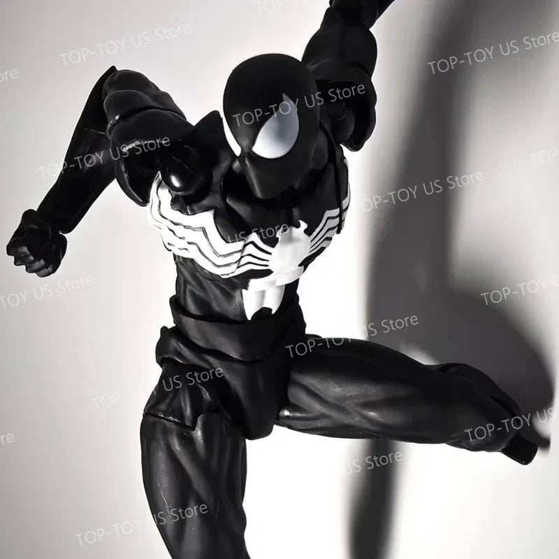 In Stock: Mess Toys Spider-Man Symbiote Suit & Scarlet Spider Anime Action Figures - Collectible Gift Set