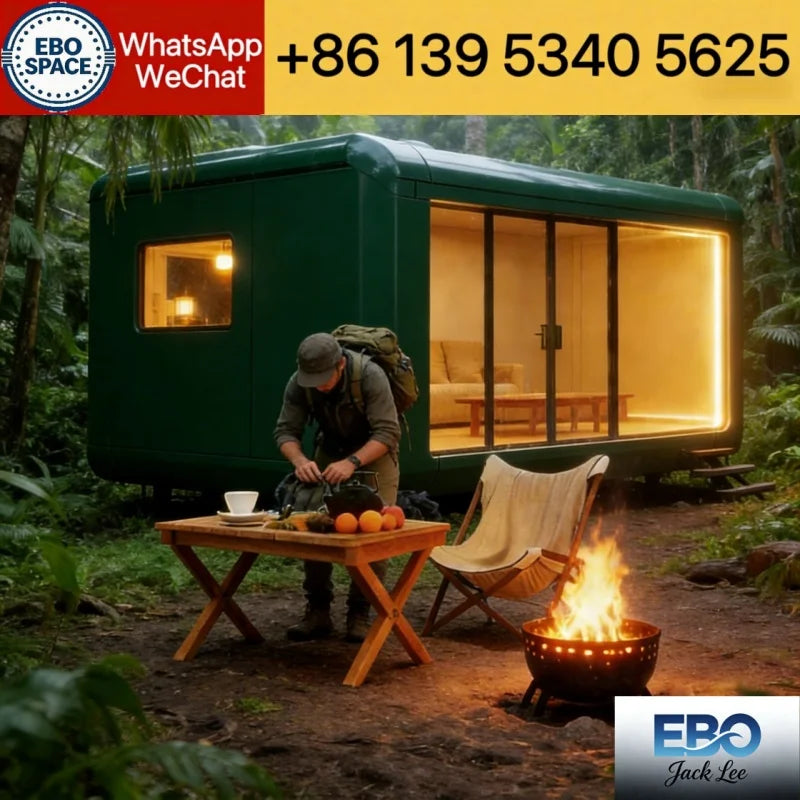 Factory Direct Foldable House 20ft 30ft 40ft Prefab Modular Villa 2-3 Bedroom with Kitchen Bathroom Outdoor Expandable Container