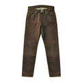 Saucezhan Men Jeans Brown Jeans Men Jeans Trousers  Selvedge Denim Jeans for Men Taper Fit Mens Jeans vintage 13.8 Oz