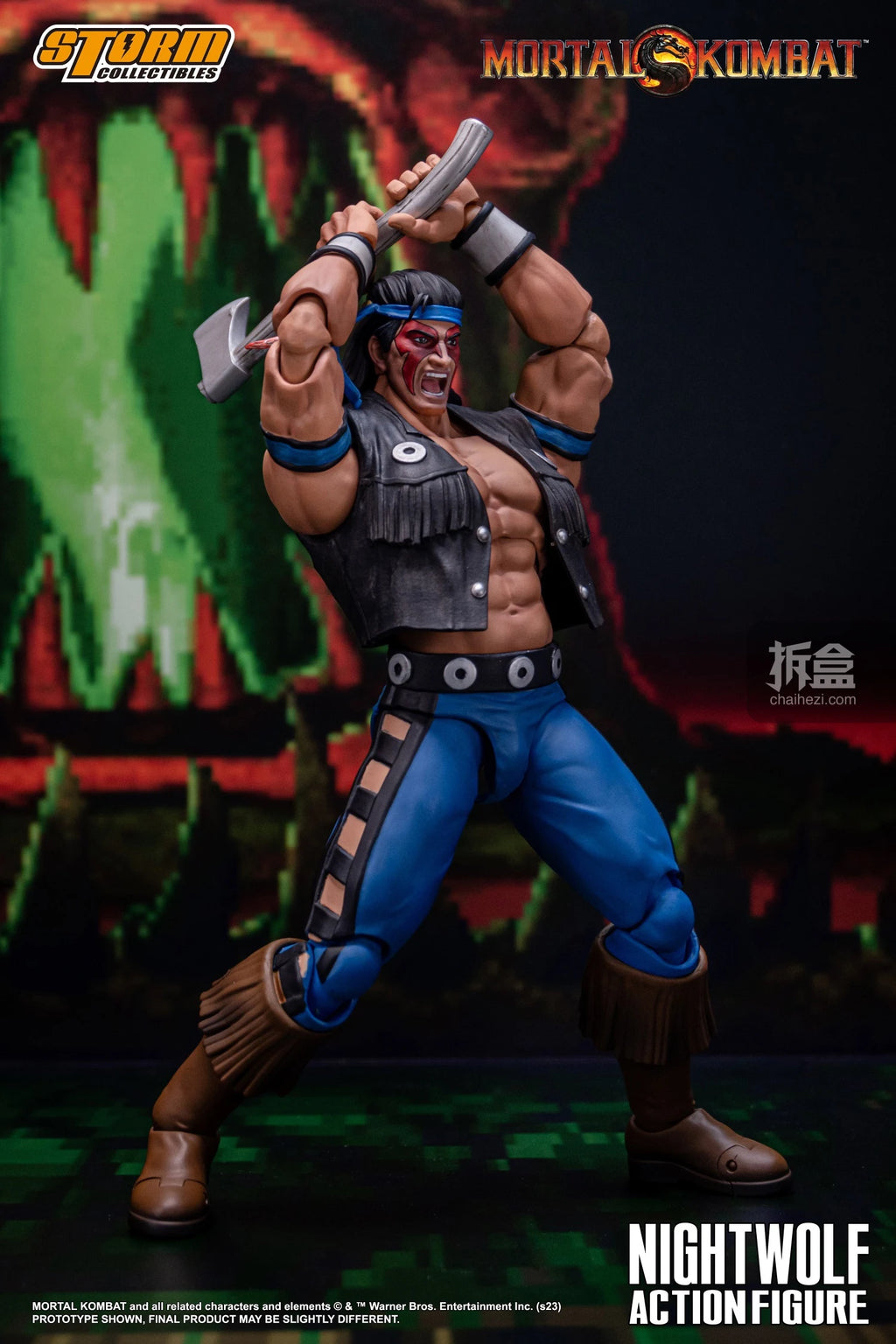 Storm Toys Genuine Mortal Kombat Series Sub Zero Scorpion Nightwolf Fighting Game Collection 1/12 Action Figures Model Toys