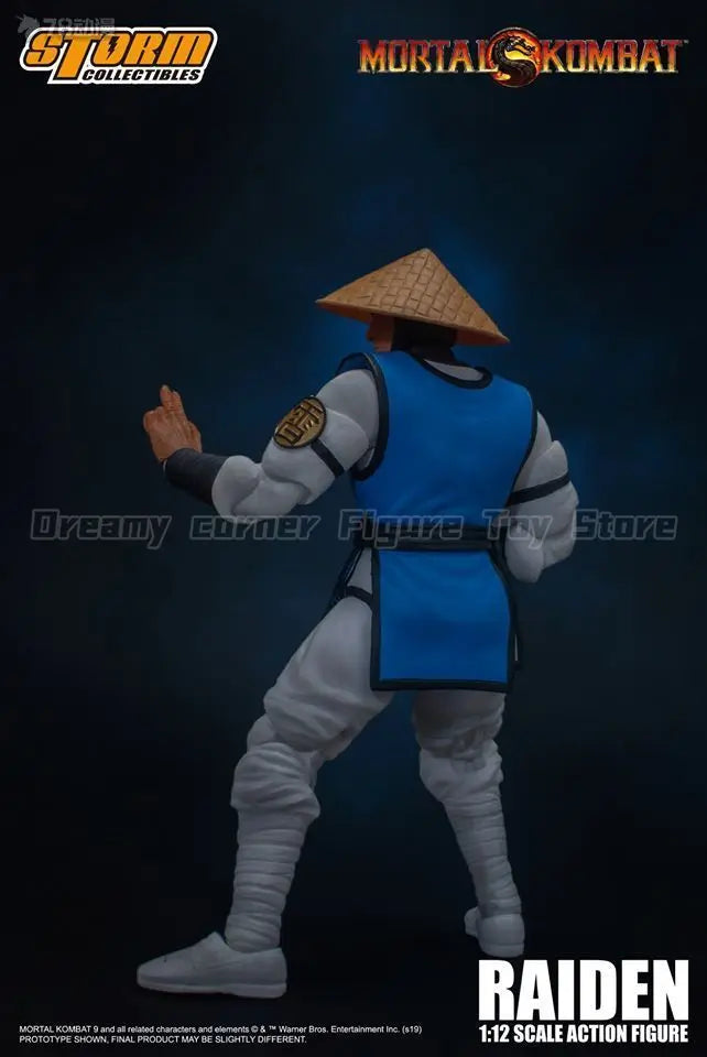 【In Stock】Original STORM COLLECTIBLES Mortal Kombat Series RAIDEN 1/12 Action Figure Toy Model Gift
