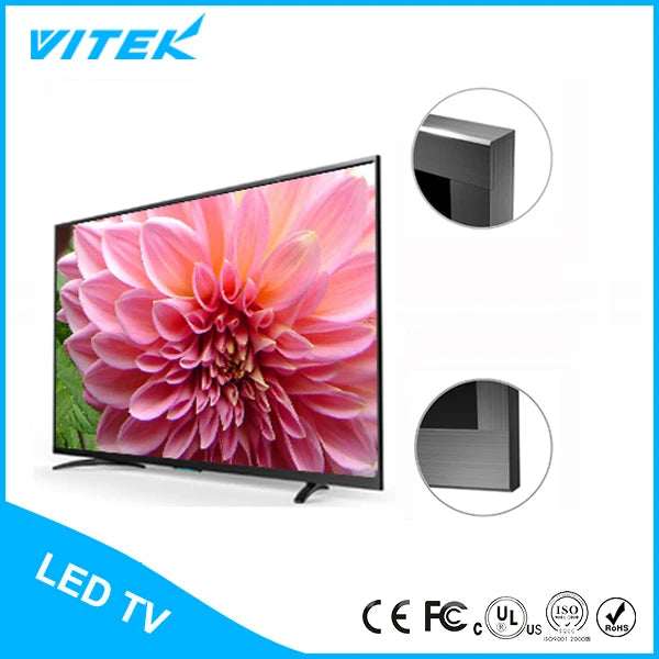 4K Smart Android China TV, 43 50 55 65 40 Inch Black Packing Box Speakers Direct LCD LED TV, Europe Market DVB-C TV-Tuner CI