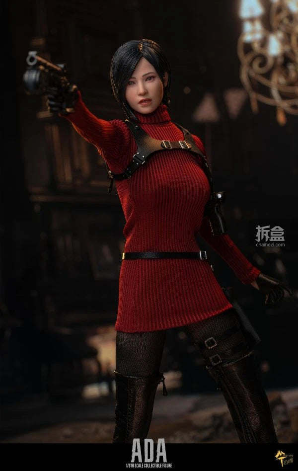 MT TOYS 1 \ 6 Action Figure Series Leon Scott Kennedy\Ada Wang Cheongsam Version Anime Action Figure Model Toys Movable Model