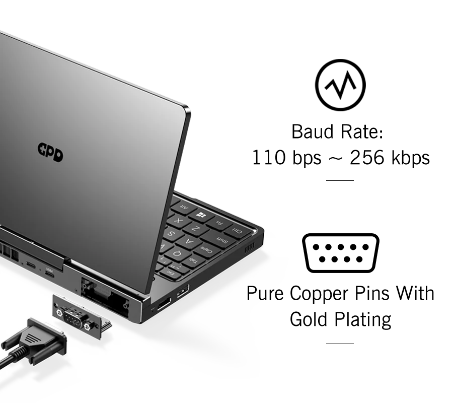 Hot Original GPD Pocket 4 8.8-inch AMD AI 9 HX 370 64GB RAM Portable Mini PC 2TB NVMe flipped 180° Laptop Computer for business