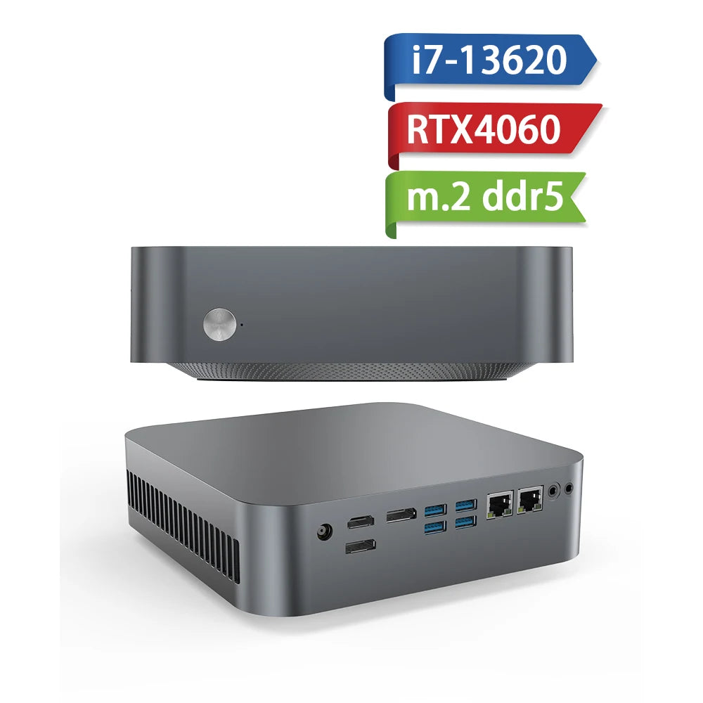 Gaming PC  I7 I9 13th RTX 4050 4060 16 32 64gb DDR5 4K Triple Display Mini Pc All in One  BT5.2G WiFi 6 Mini Pc