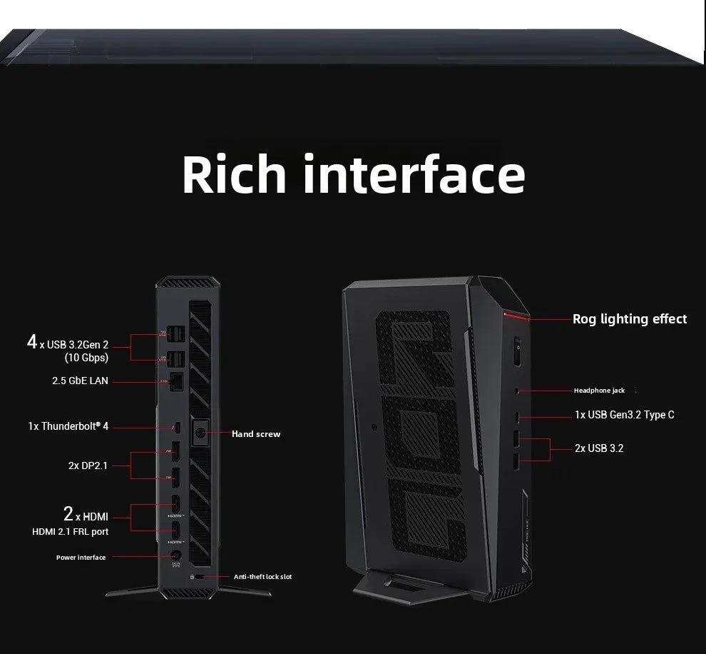 Ultra 9-275HX 32G 2TB 5080 e-sports game mini mini host AI desktop computer