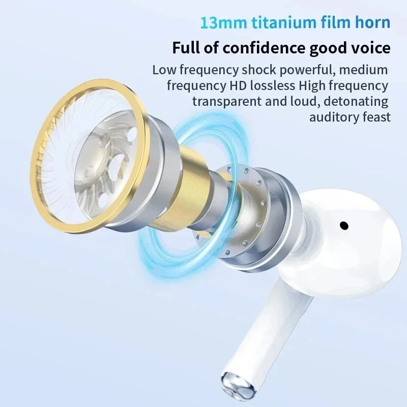 2025 Air Pro Wireless Bluetooth Earphones Headphones HiFi Headset Sound Low Latency Earbuds Noise Reduction for IPhone Android