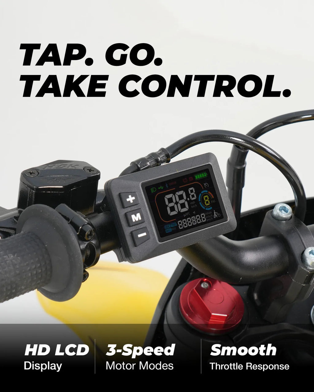 41mph Electric Dirt Bike 3000w Peak Electric Motorcycle 48v 23ah Off-road E-bike