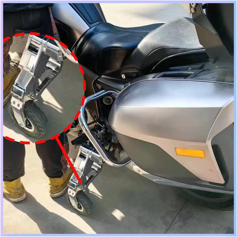 Legup Stand Landing Wheels Gear Auxiliary Parking Frame for Honda Gold Wing GL1800 GL1500